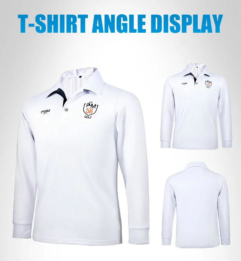 2018 PGM golf Apparel мужские футболки с длинными рукавами осенне зимняя дышащая
