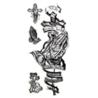 5 шт., водостойкие временные татуировки для мужчин, на хну