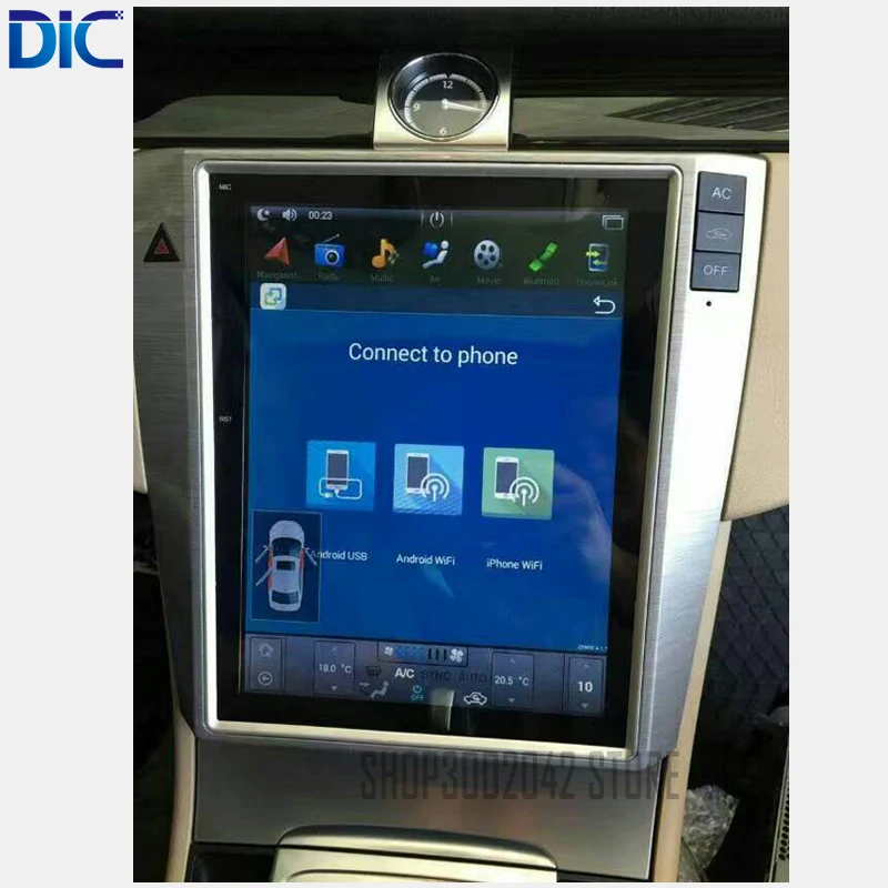 DLC вертикальный экран Android система навигации плеер GPS 10 4 дюйма 32 Гб радио bluetooth для
