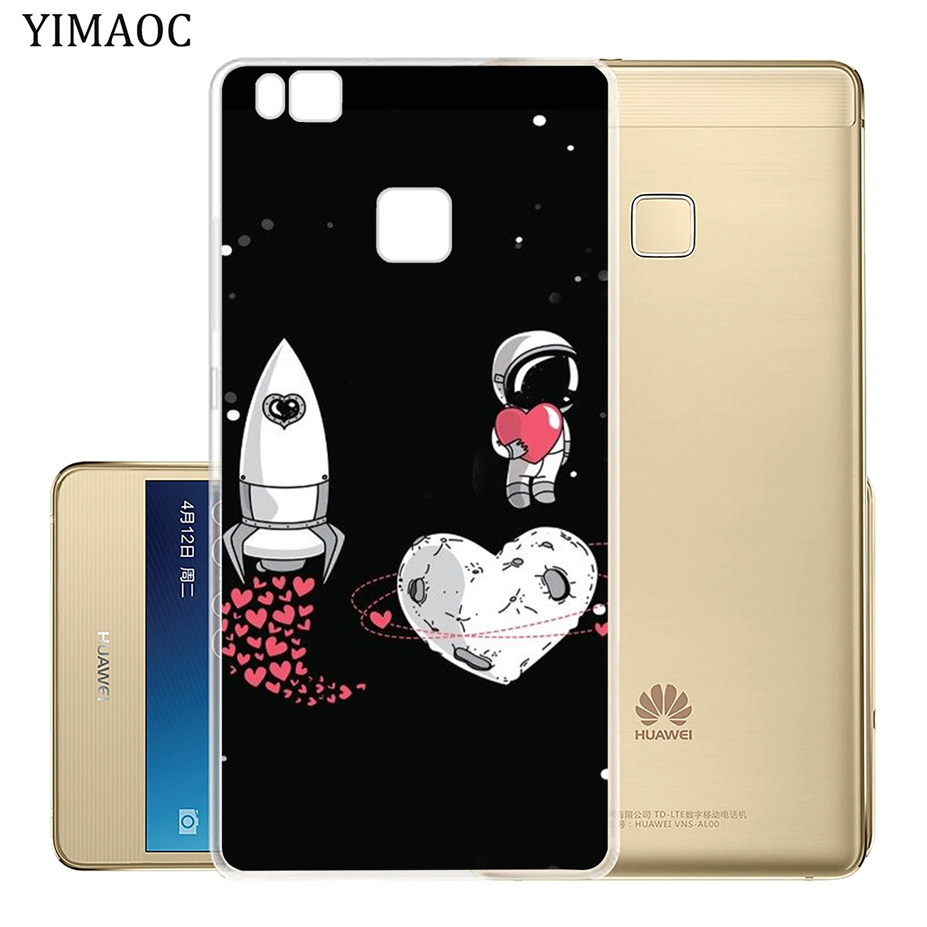 Мягкий чехол moon astronaut universe Starry star Space для Huawei Y7 Y6 Y9 Prime 2018 Honor 20 10 8 8C 8X 9X 9 Lite 7X 7C 7A