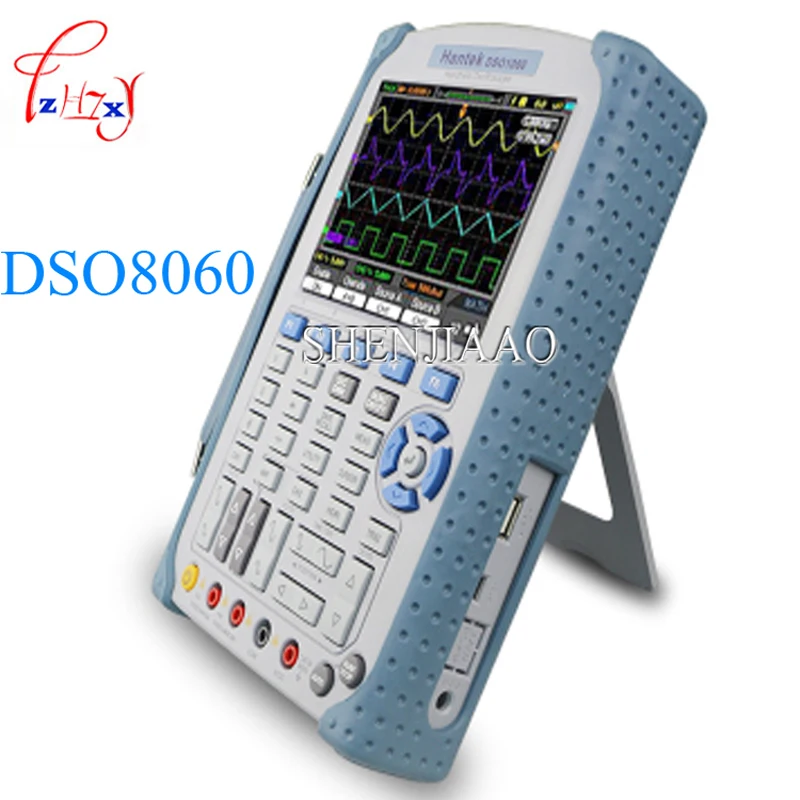 Новый Hantek DSO8060 Портативный Осциллограф портативный цифровой мультиметр