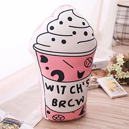 Ice-cream cone Модная жизнь плюшевая подушка ТВ сотовый телефон мороженое конус парусиновая обувь магнитная лента губы молодой человек мальчики девочки Декор Бросок Подушка - Цвет: Ice-cream cone