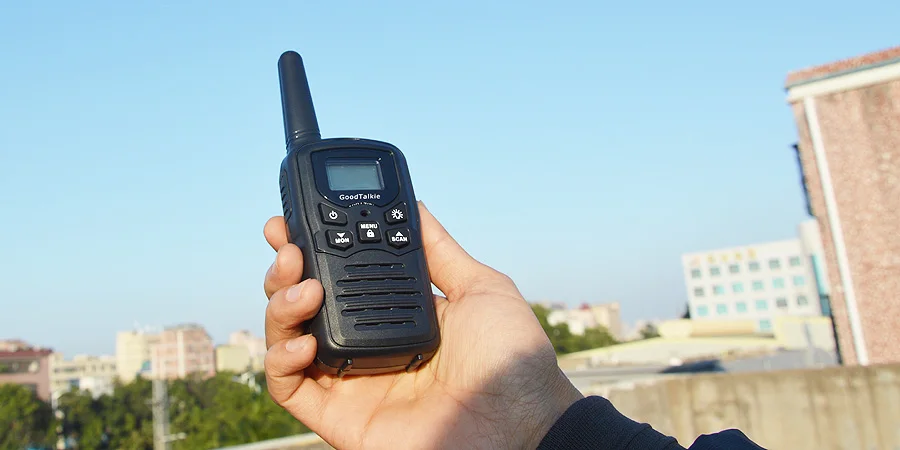 2 шт GOODTALKIE T5 Walkie Talkie UHF частота портативный двухсторонний радиоприемник заказной чехол для рации