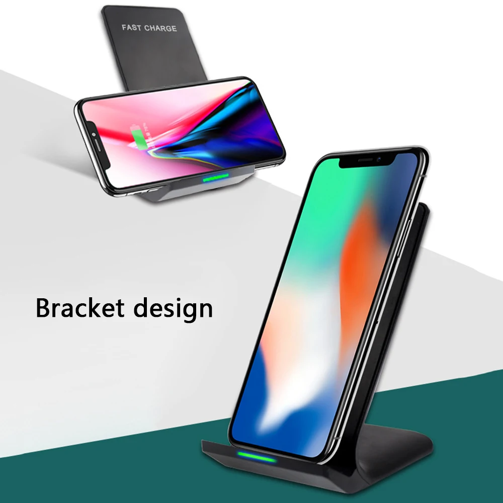 10 Вт Qi Беспроводной Зарядное устройство для samsung S9 S8 S7 S6 Edge Note 8 для iPhone X, 8, 8 Plus, LG sony Nexus4 5 6 Беспроводной быстро Зарядное устройство Держатель