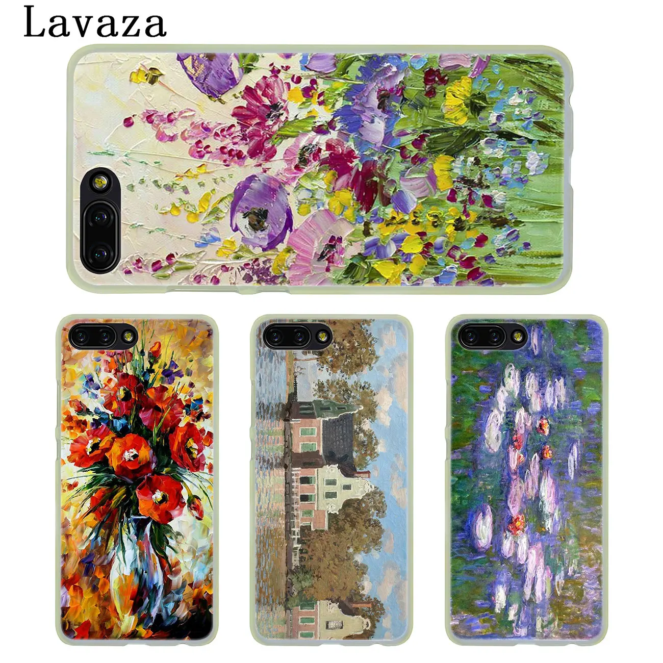 Чехол Lavaza с яркими масляными рисунками цветов для huawei P30 P20 Pro P9 P10 Plus P8 Lite Mini P smart Z