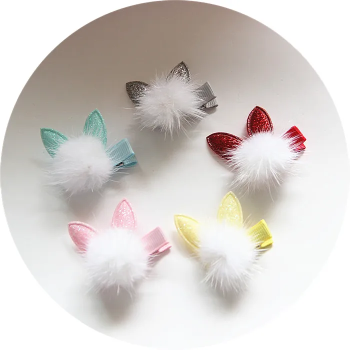 Заколки для волос в виде милых заячьих ушей 1 шт. детские заколки заколка