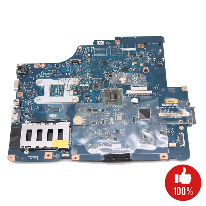 NOKOTION материнская плата для ноутбука lenovo G565 Z565 LA-5754P 11S69038329 материнская плата DDR3 разъем S1 процессор