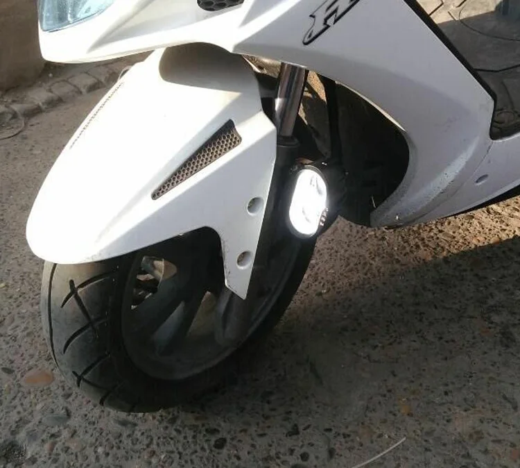 40 Вт пара светодиодных мотоциклетных фонарей бампер вилка крепления прожектор