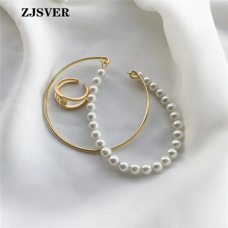 ZJSVER корейские ювелирные изделия кольца из стерлингового серебра 925 золотой