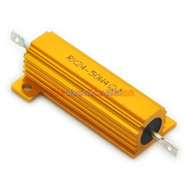 (20 шт./лот) 4 Ом 50 Вт проволочный резистор с алюминиевым корпусом Вт.|aluminum housed