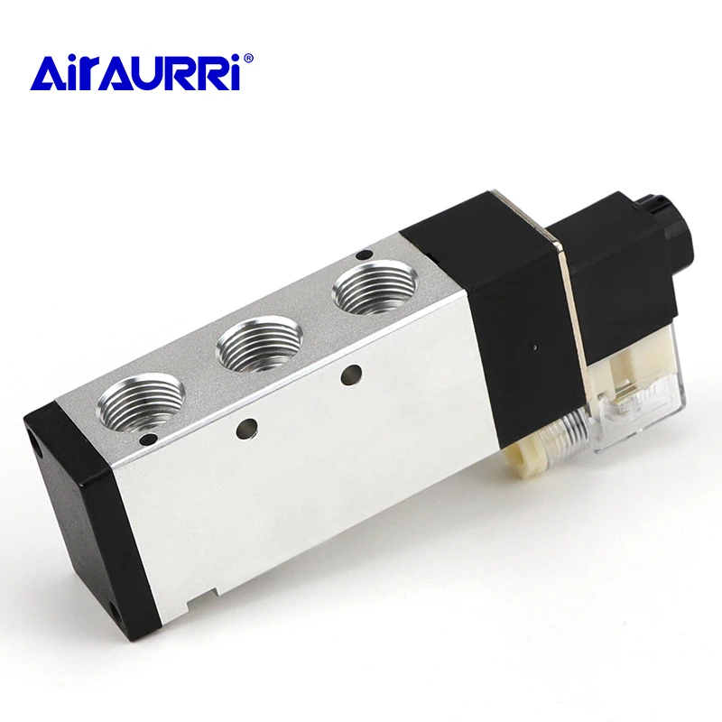 DC24V/DC12V/AC24V/AC36V/AC220V/AC380V с фитингами 5 портов 2 Позиции Соленоидный клапан 4V410-15 хорошего качества