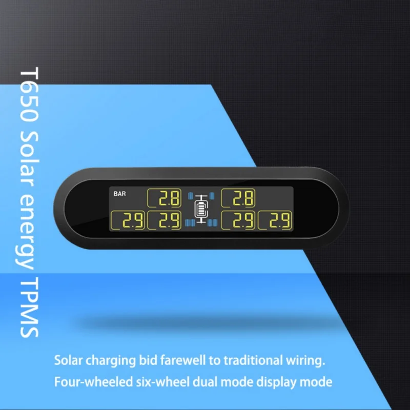 Newest Universal TPMS Tire Pressure Monitoring System Super LCD Display 6 Sensors Automobile Monitor | Автомобили и мотоциклы