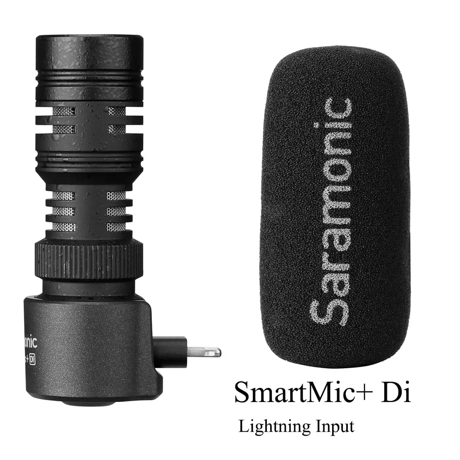 Saramonic SmartMic +/Di/UC TRRS направленный микрофон с ветровым стеклом из пены для IOS iPhone x 8 7