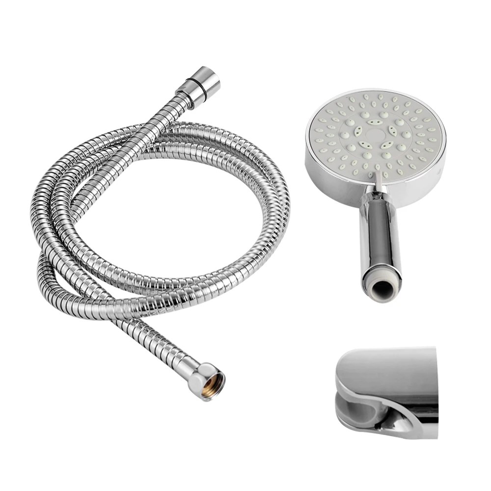 Shower Head Set Rainfall Bath With Holder Hose Five Function Nozzle Elegant SPA Filter Water Saving | Обустройство дома
