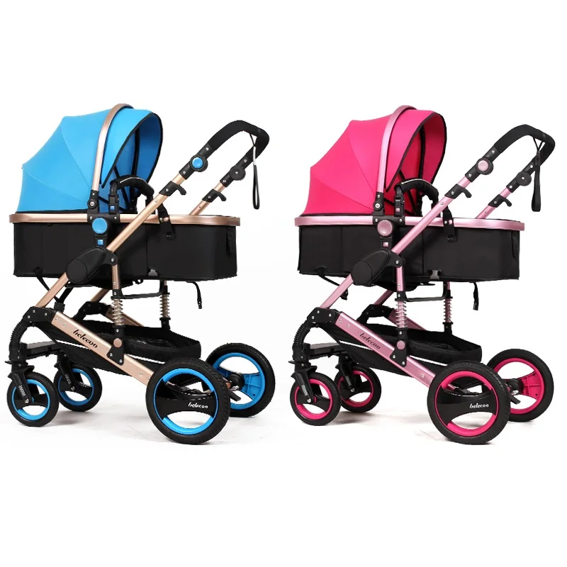 2016 Новинка дизайн складной алюминиевый роскошные Детские коляски 3 в 1 коляска