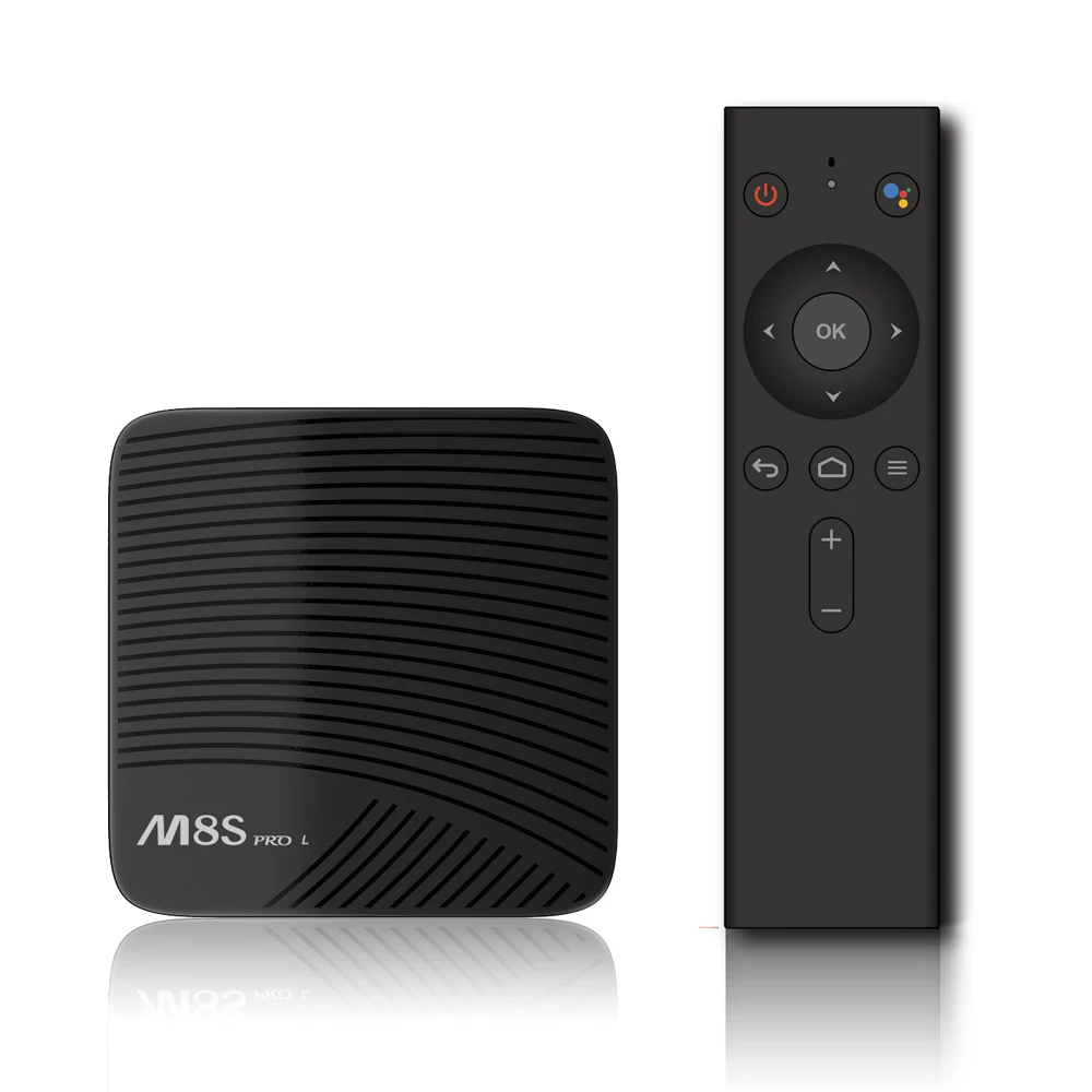 Mecool M8S pro L Google Voice Управление в ТВ Android 7,1 Смарт ТВ BOX Amlogic S912, 3 Гб оперативной памяти, 32 Гб встроенной памяти, DDR3 2.4G-5gwifi 4K HD Смарт ТВ коробка