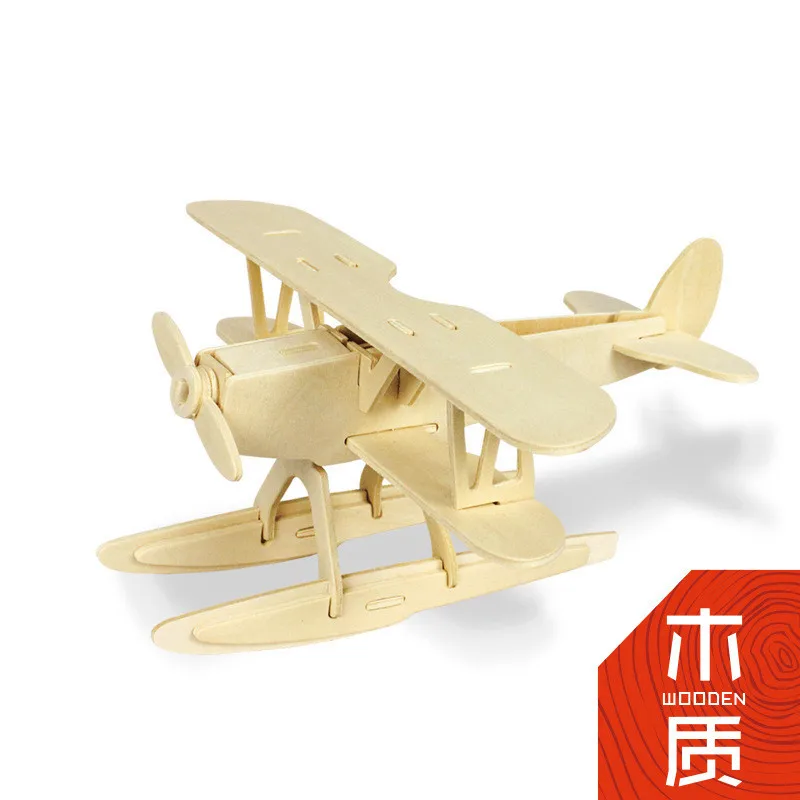 2019 Военная Модель 3D Деревянный пазл истребитель Танк модель игрушки для детей