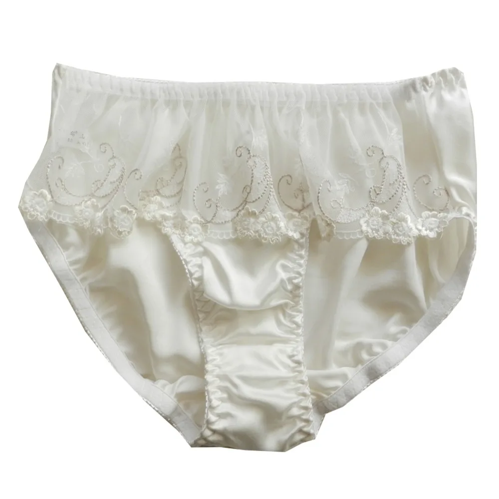 Panasilk 6 шт. шелковые Для женщин трусики бикини размер кружева: S M L XL XXL (W26