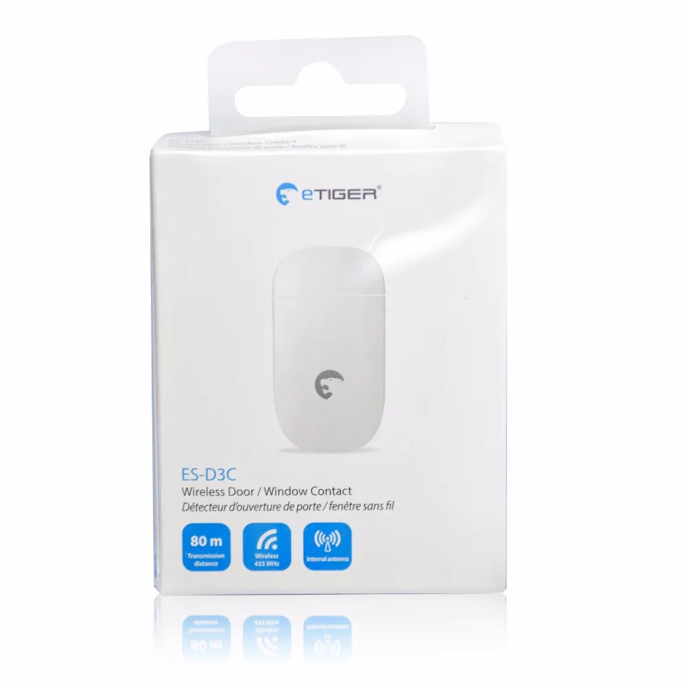 ETIGER ES D3C беспроводной датчик двери/окна с питанием от батареи AAA|door contact alarms|door window