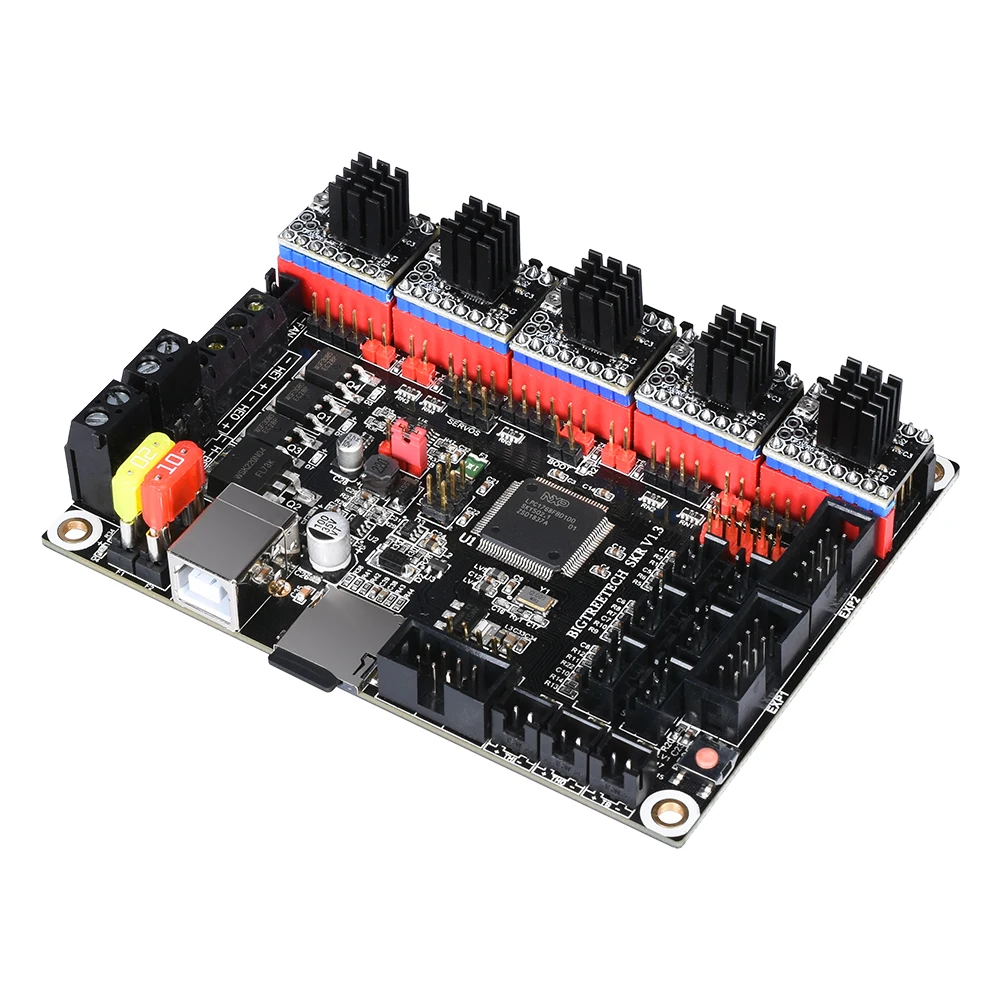 BIGTREETECH SKR V1.3 доска гладкая 32 бит+ 12864 lcd A4988 DRV8825 TMC2208 TMC2130 Ramps 1,6 MKS GEN L части 3d принтера