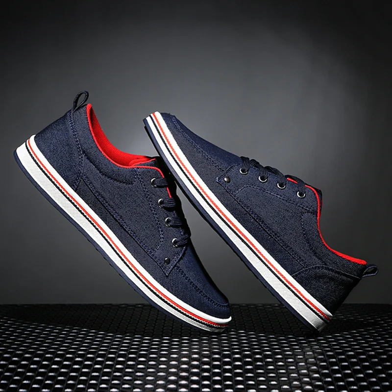 2018 г. дышащая мужская обувь больших размеров распродажа парусиновая Обувь На
