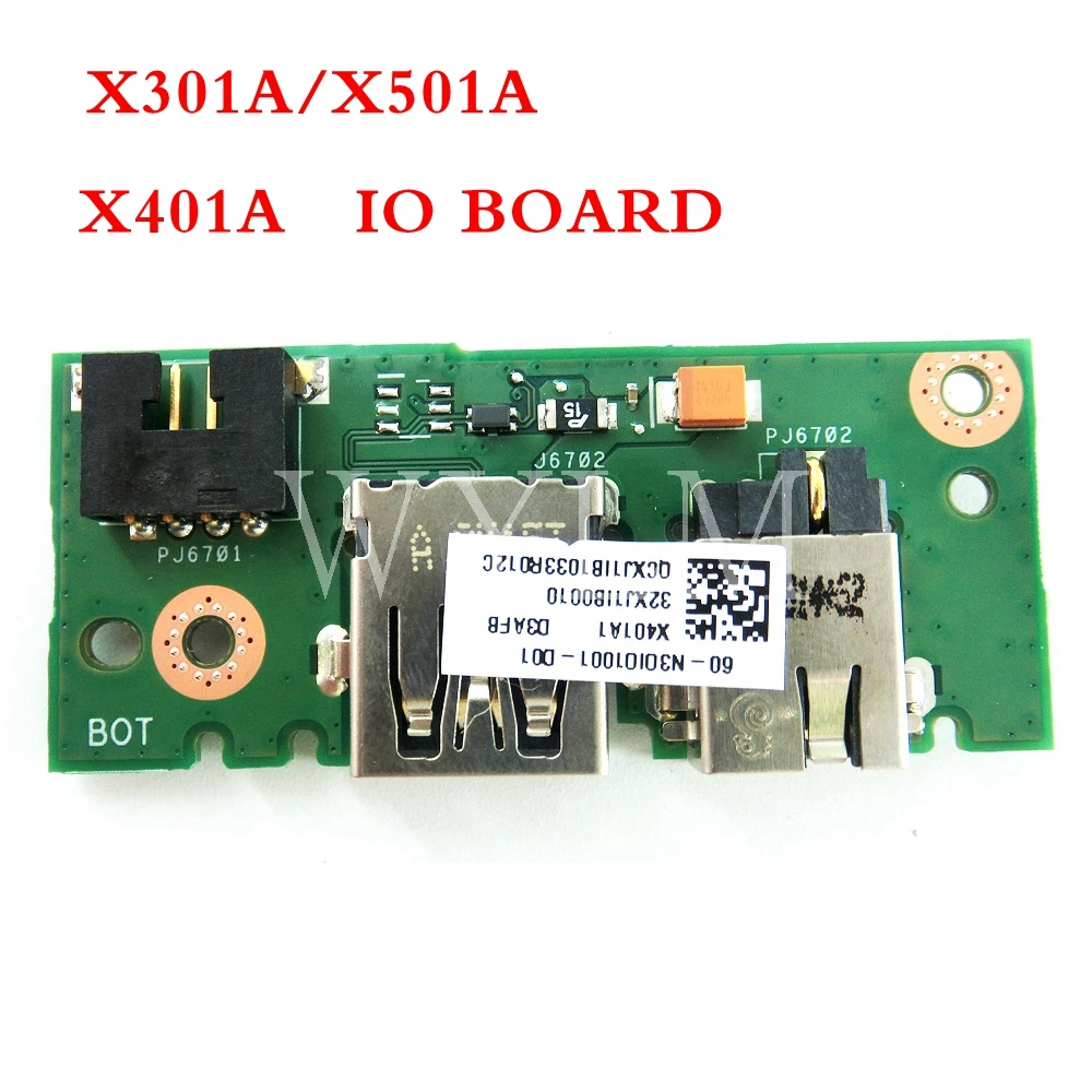 X401A _ IO доска REV2.0 для ASUS X301A X501A Мощность ноутбука аудио USB Плата интерфейсная плата
