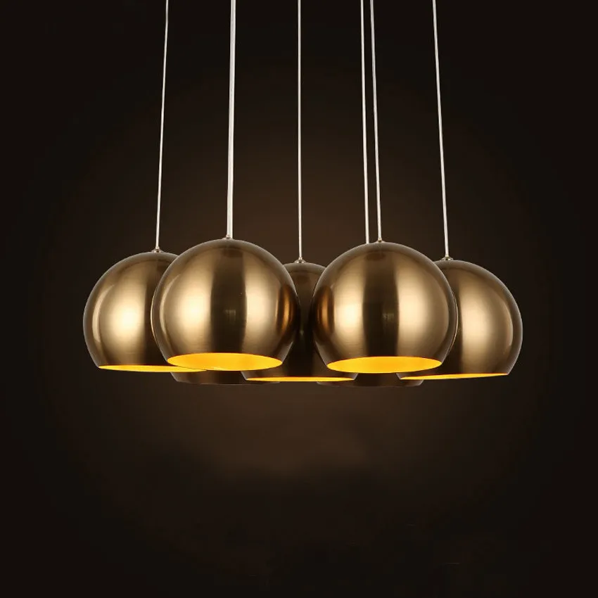Новые высококачественные Ретро светодиодные подвесные светильники 1/3/5/7 головки