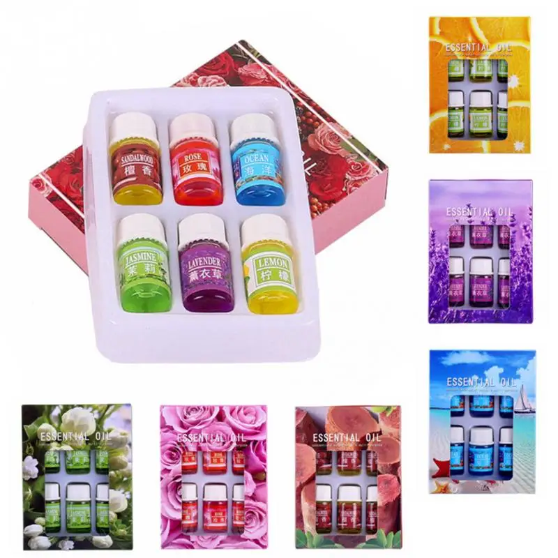 Розовый набор эфирных масел ароматизатор натуральные растения водорастворимый