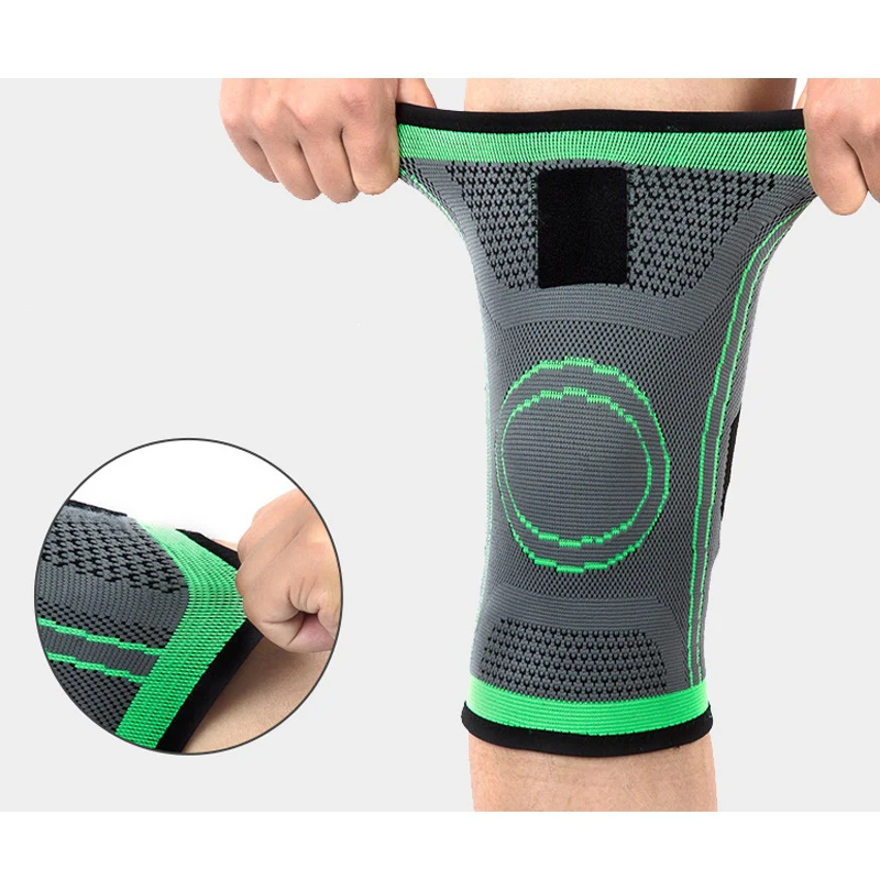 3D напорная фитнес повязка для катания на велосипеде поддержка колена эластичные