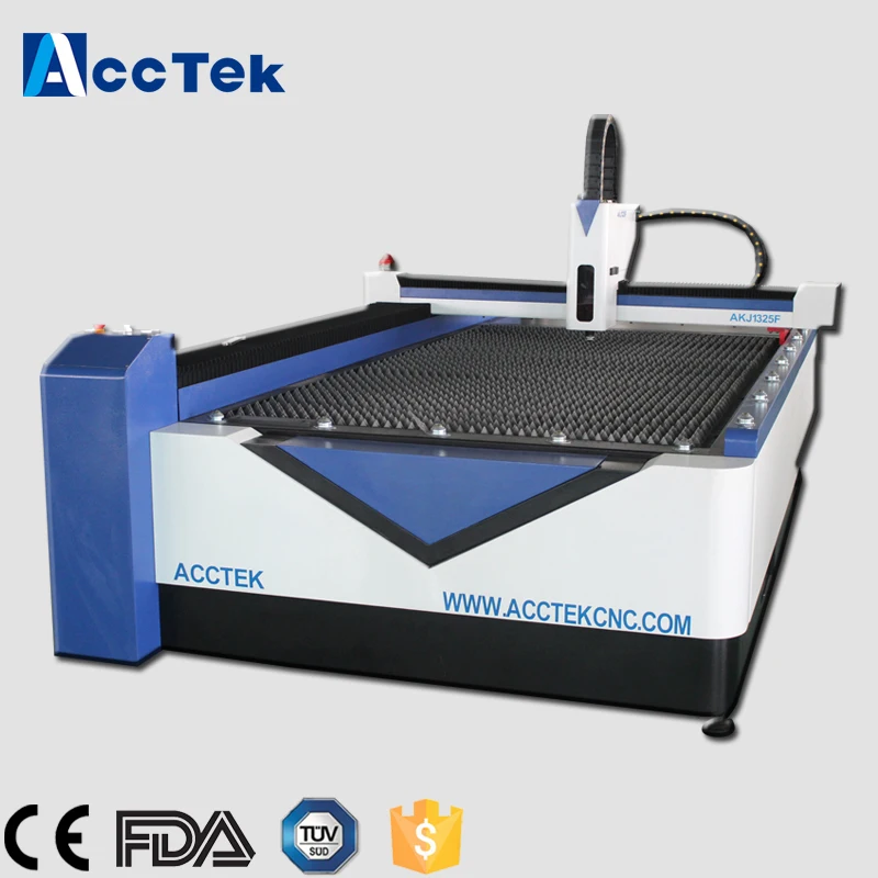ACCTEK низкая цена высокая скорость резки металлического волокна лазерная машина
