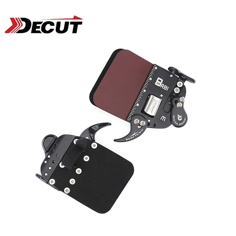 

1pc Archery BAREBOW TAB Finger Guard Adjustable Leather Protector Left/Right Hand Protective Gear Shooting Hunting Accessories