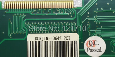 

Industrial equipment board D1280E1-PCI REV 1.63B DONJIN-D647 PCI signaling digital trunk voice card