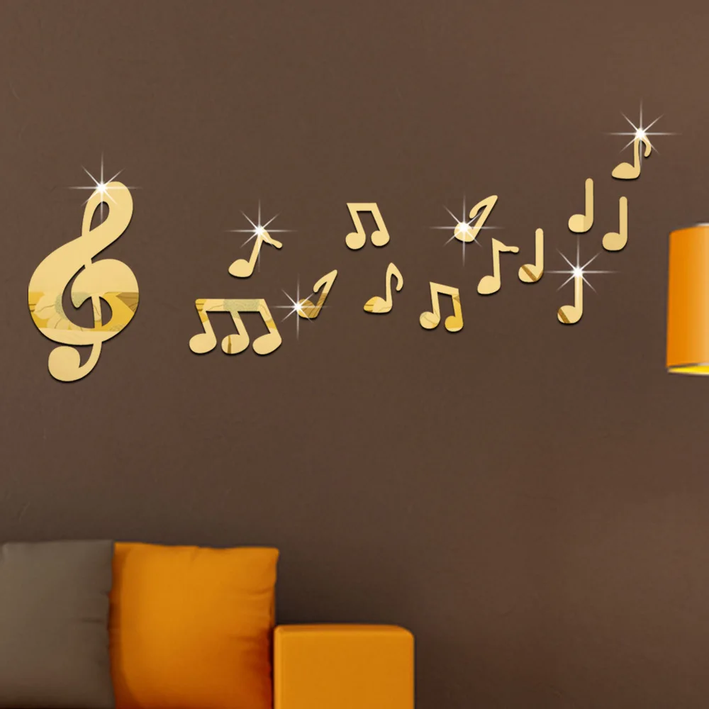 Funlife трёхмерные настенные наклейки для детской комнаты музыкальная комната