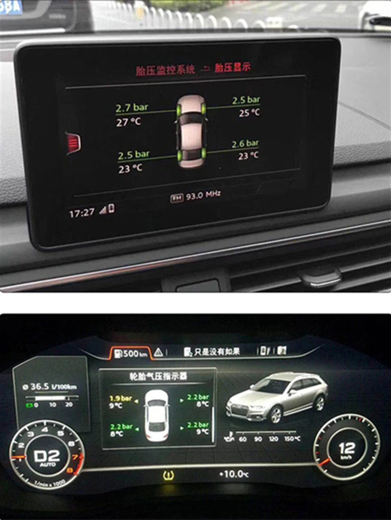 Для Audi A4 B9 A5 B9 Q5 Q7 и формирующая листы для кровли 4 м A3 8 V S3 RS3 Q2 TT TTS TTRS8S0 907 273 4M0 907 273 B-TMPS 2 давления воздуха в шинах шин Давление Системы использования