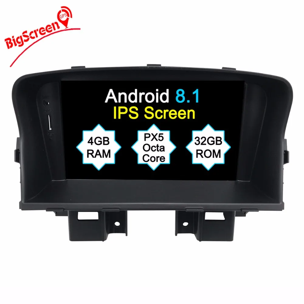 Автомобильный DVD плеер с GPS навигацией Android 8 1 стерео радио для Chevrolet CRUZE 2008 2012 2 din Wi