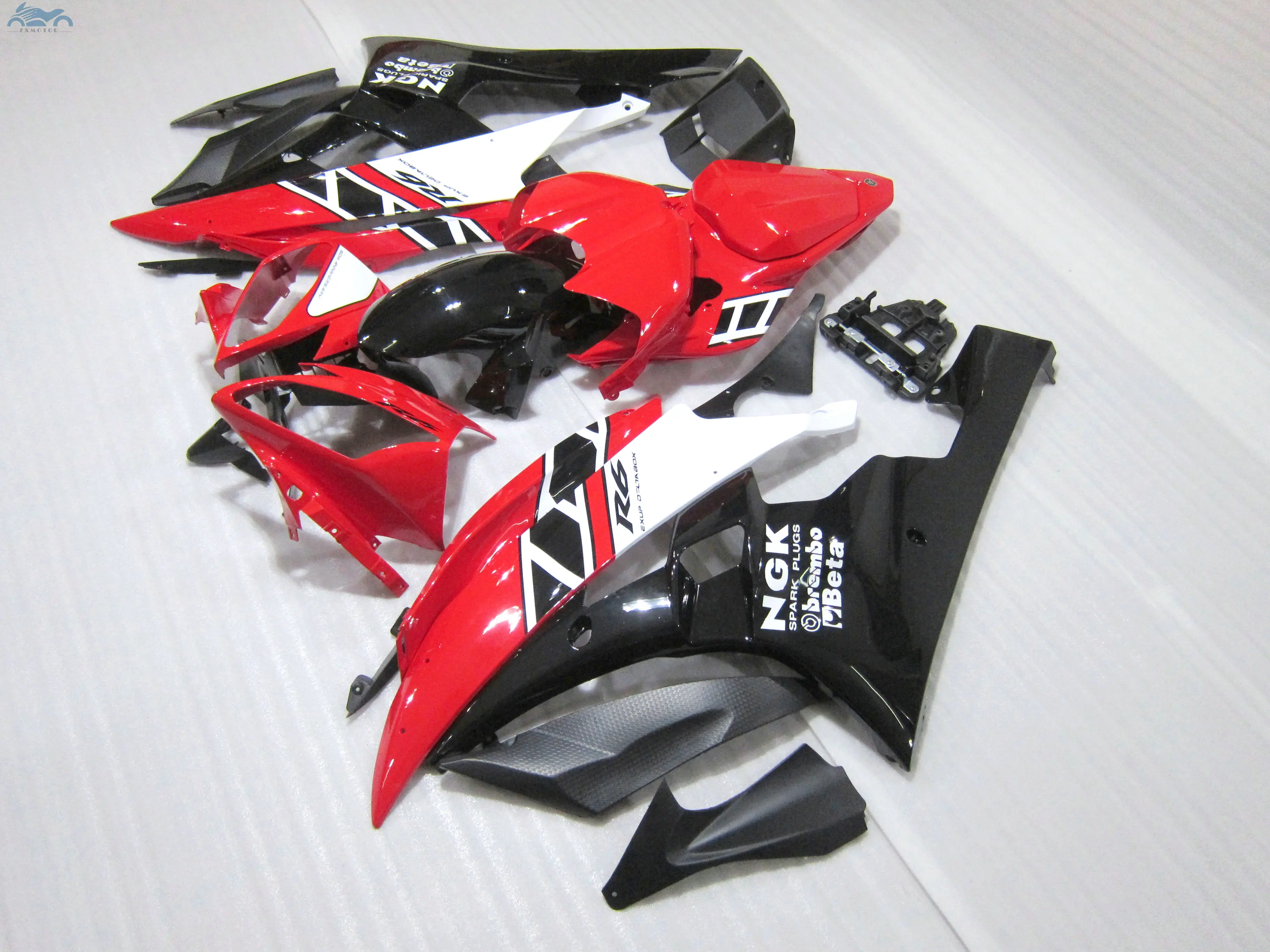 Бесплатный комплект обтекателей под заказ подходит для YAMAHA R6 YZFR6 2006-2007 YZF 06-07