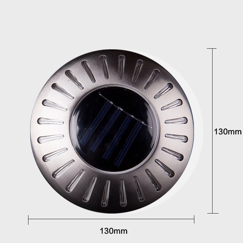 6 светодио дный Солнечный сад подземный свет первый Сад Путь Пол Открытый IP44