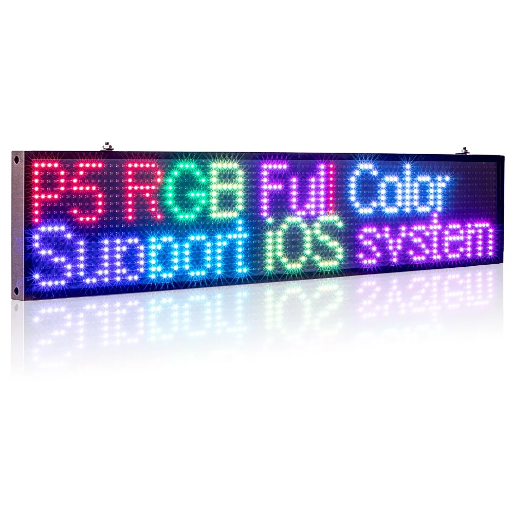 50 см P5MM RGB светодиодный знак полный Цвет мульти Программируемый Прокрутка