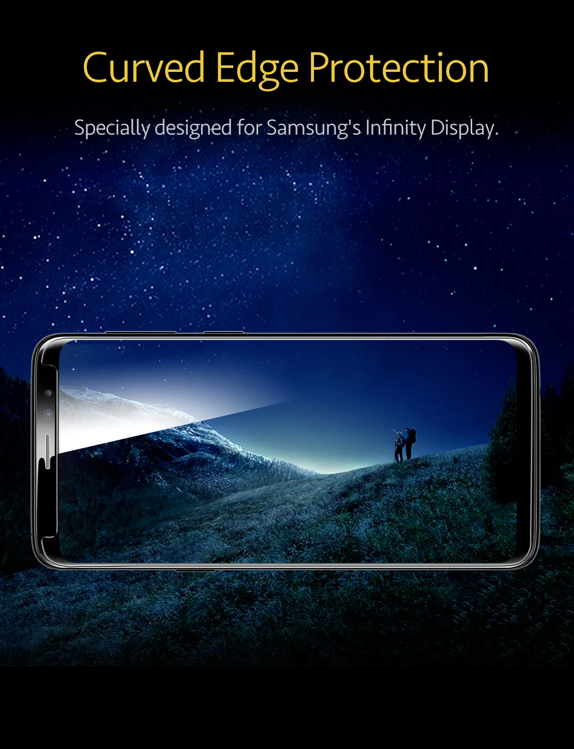 ESR Защита экрана для samsung Galaxy S9 Plus закаленное стекло 3X более сильная 3D изогнутая Защитная пленка для samsung S9 стеклянная пленка