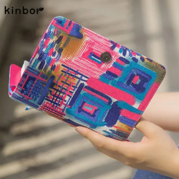 Kinbor A6 ноутбук Monet Canvas Traveler's Notebook магнит кнопка художника 2017 планировщик с