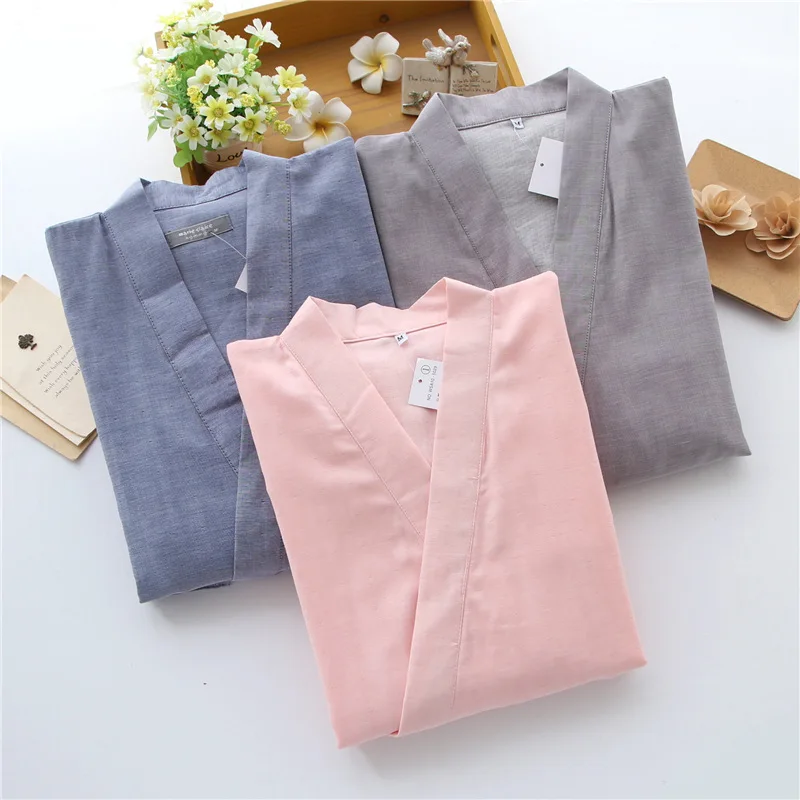 Мужское традиционное японское кимоно Мужская одежда для сна домашний костюм