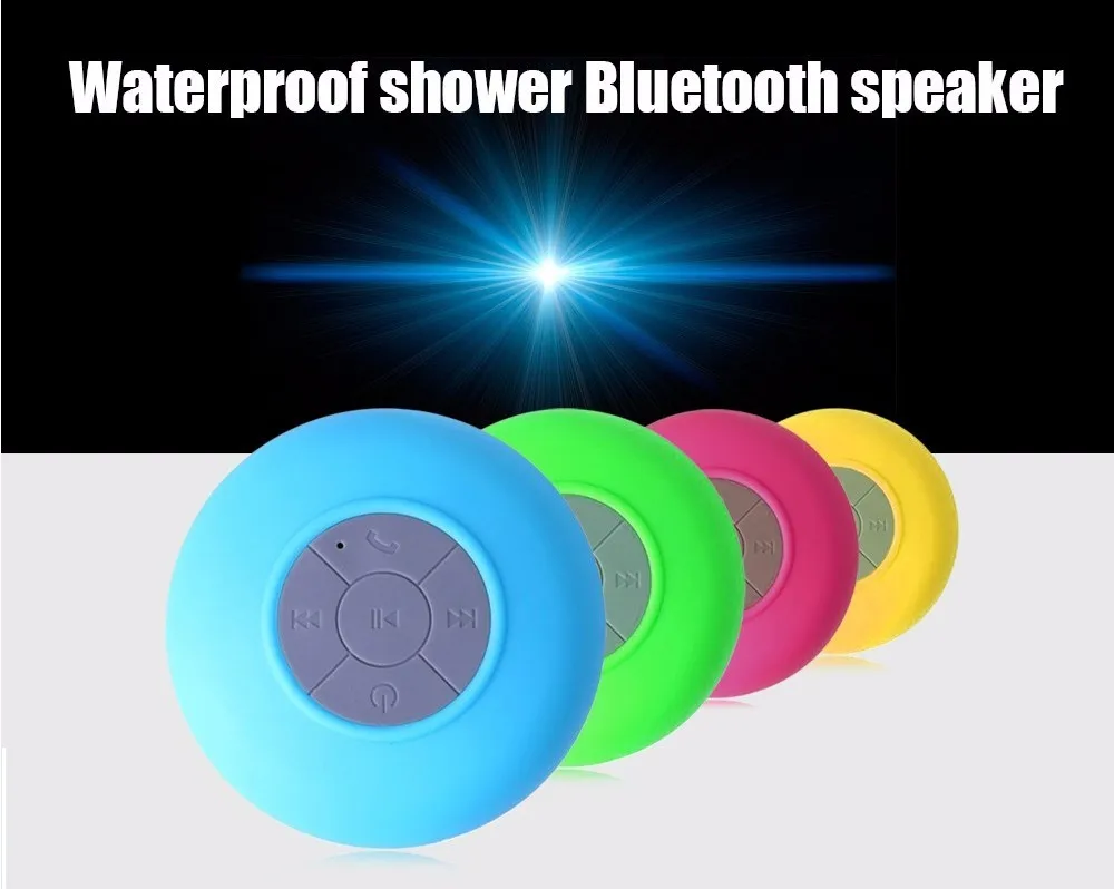 Dehyaton BTS-06 Bluetooth портативный водонепроницаемый беспроводной стерео динамик для душа музыкальный плеер светодиодный фонарик громкий динамик