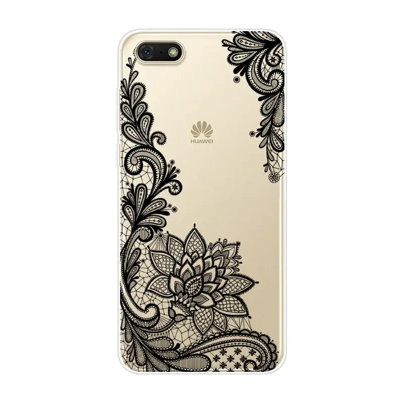 Cartoon Case Huawei Y5 Lite Soft Silicone Back Cover Phone For 2018 Y 5 Y5Lite DRA-LX5 | Мобильные телефоны и аксессуары