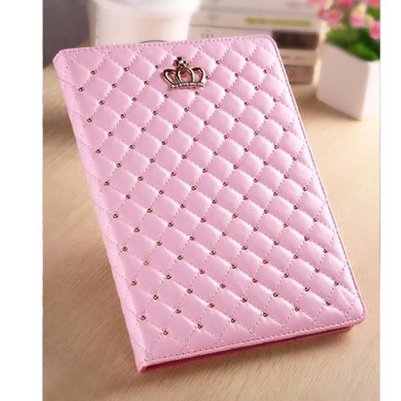 Чехол Smart Case для IPad Mini 4 3 2 1 7 9 дюймов Модные сетки Корона Стиль PU кожаный чехол