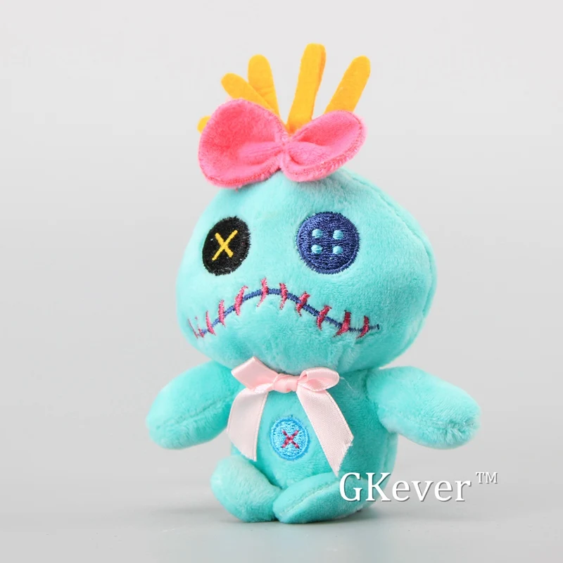 Аниме 10 шт./партия Lilo и Stitch& Scrump 5 наборов милый мини каваи плюшевый брелок-подвеска 10-14 см