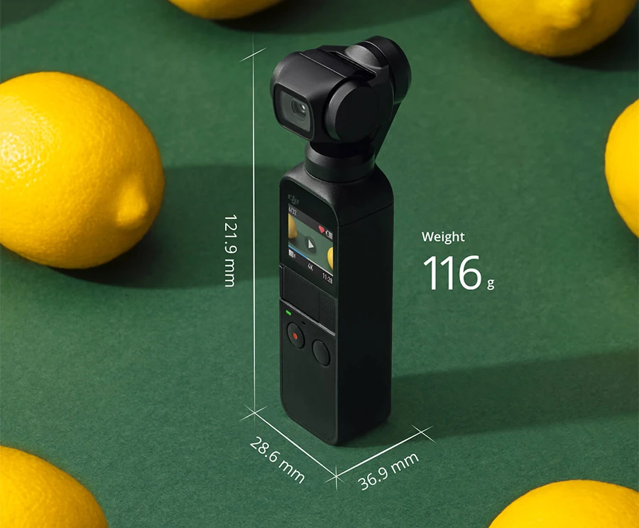 DJI Osmo Pocket 3 оси стабилизированная портативная камера с 4K 60fps видео Механическая стабилизация интеллектуальная съемка