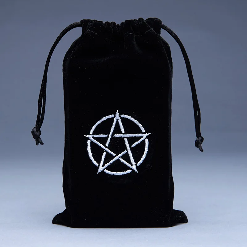 Бархатная сумка для хранения Таро с пентаграммой 1 шт. настольных игр карточка