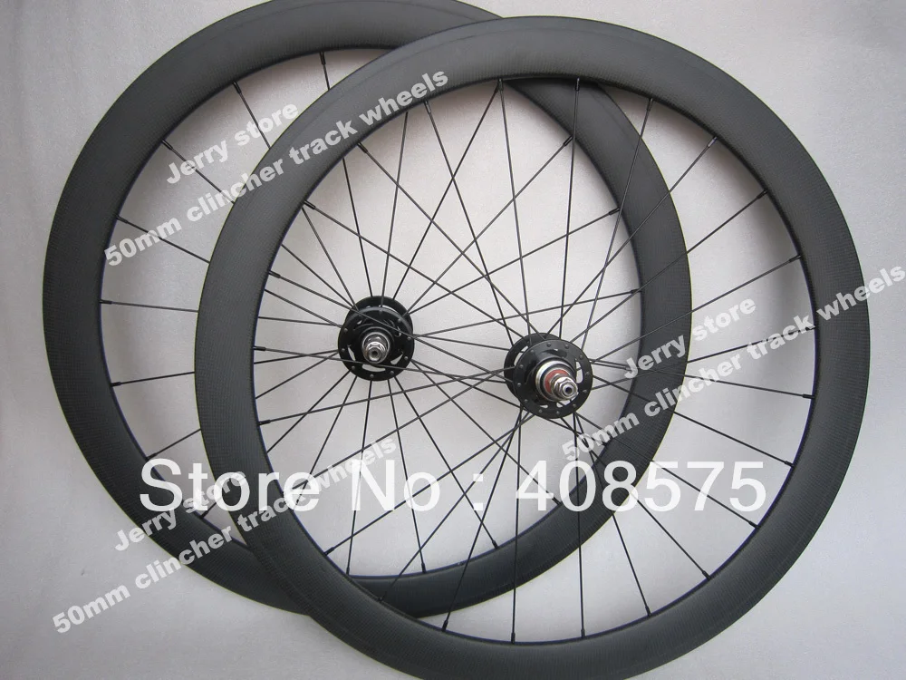 Карбоновые колеса для велосипеда 50 мм 700C|fixed gear wheelset|50mm clinchertrack bike wheel |