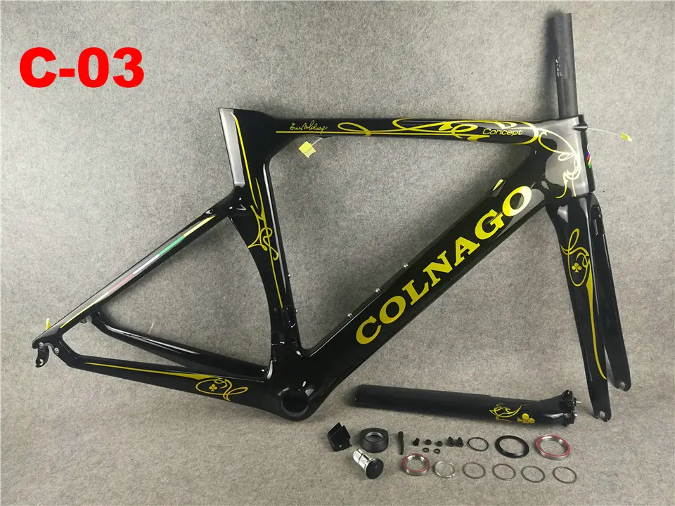 Colnago, концепция, черная, красная карбоновая рама для велосипеда, карбоновая рама, рама для велосипеда BB386 XS/S/M/L/XL