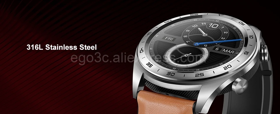 Huawei honor watch magic smartwatch 1,2 дюймов AMOLED сенсорный экран heartrate мониторинг BT4.2 BLE gps 5ATM водонепроницаемый